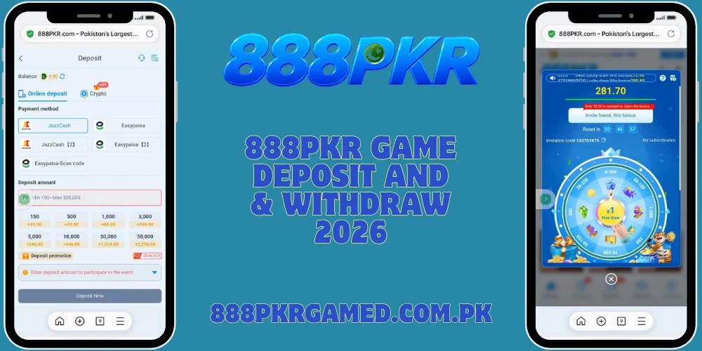 888Pkr Game Deposit And Withdraw