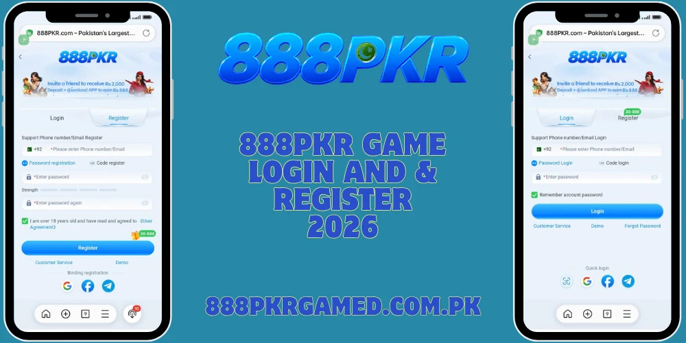 888Pkr Game Login And Register